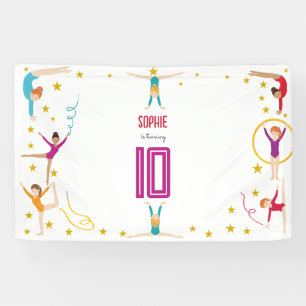 Acrobatics and gymnastics sport girl birthday spandoek