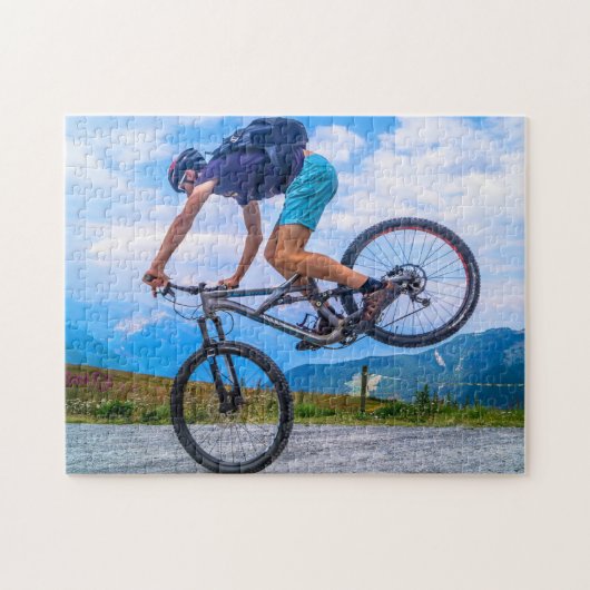 acrobatique Freestyle Cycliste Jigsaw Puzzle (Horizontal)