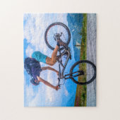 acrobatique Freestyle Cycliste Jigsaw Puzzle (Vertical)