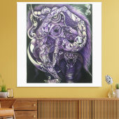 Acrobatisch in het nationale bos canvas afdruk (Insitu (Woonkamer))