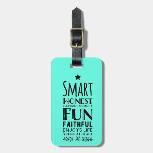 Acroniem Sheffey Bagagelabel (Voorkant verticaal)