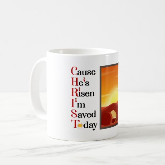 Acronyme Christ Café Mug (Devant gauche)