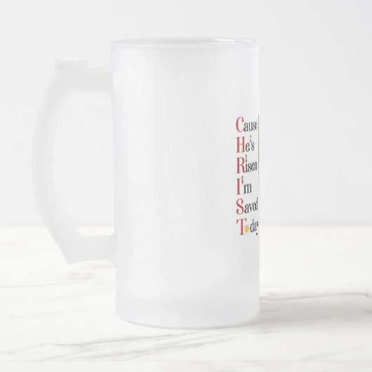Acronyme Christ Frosted Mug (Gauche)