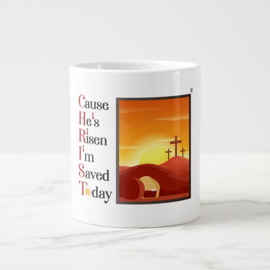 Acronyme Christ Jumbo Café Mug (Devant)