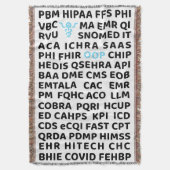 Acronyme de soins de santé Lancer la couverture (devant Vertical)