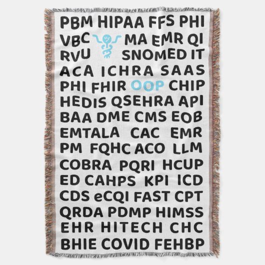 Acronyme de soins de santé Lancer la couverture (devant Vertical)