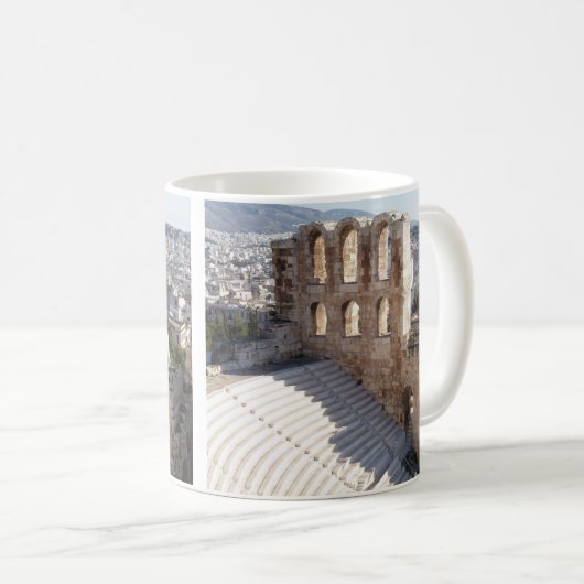 Acropole d'Athènes Café Mug (Devant droit)