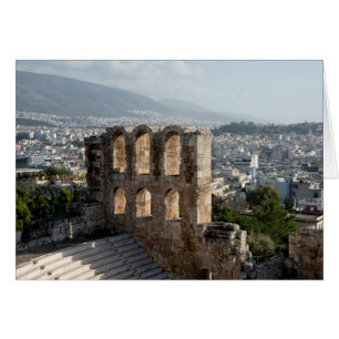 Acropole Ruines antiques surplombant Athènes