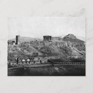 Acropolis ~ Acropolis of Athens Greece 1865 Briefkaart