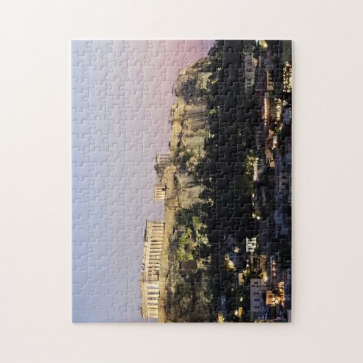 Acropolis at Night Puzzle (Vertical)