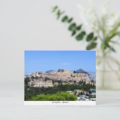 Acropolis - Athene Briefkaart (Staand voorkant)