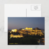 Acropolis - Athene Briefkaart (Voorkant / Achterkant)
