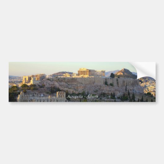 Acropolis - Athene Bumpersticker (Voorkant)