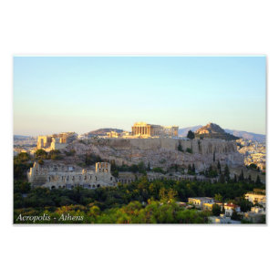Acropolis - Athene Foto Afdruk
