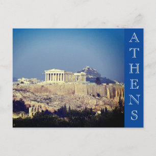 acropolis athene griekenland briefkaart