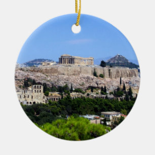 Acropolis - Athene Keramisch Ornament