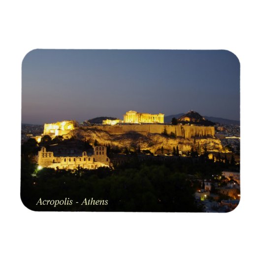 Acropolis - Athene Magneet (Horizontaal)