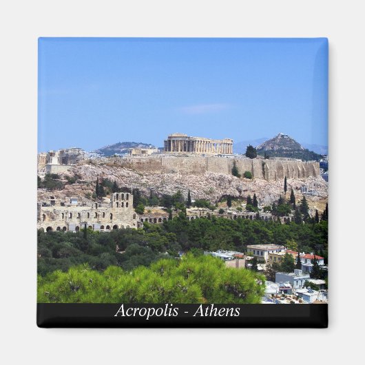 Acropolis - Athene Magneet (Voorkant)