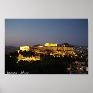 Acropolis - Athene Poster