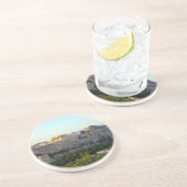 Acropolis - Athene Zandsteen Onderzetter (Zijkant)