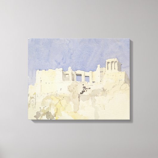 Acropolis Athens 1994 Canvas Afdruk (Voorkant)