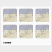 Acropolis Athens 1994 Vierkante Sticker (Vel)