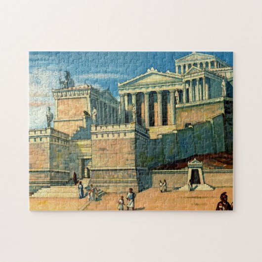 Acropolis Athens Griekenland. Legpuzzel (Horizontaal)