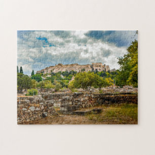 Acropolis Athens Griekenland. Legpuzzel