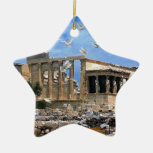 Acropolis Erechtheum Athens Griekenland Keramisch Ornament