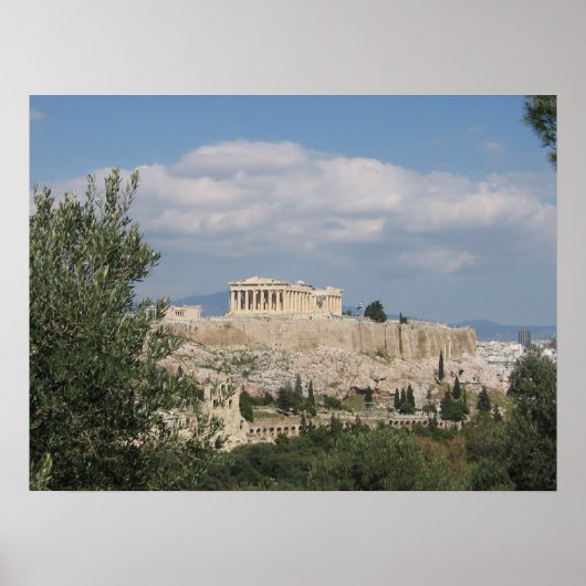 Acropolis (Griekenland) Poster (Voorkant)