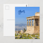 Acropolis hill, Athene, Griekenland Briefkaart (Voorkant / Achterkant)