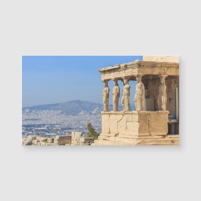 Acropolis Hill Athènes Grèce Magnet - Vintage (Devant)