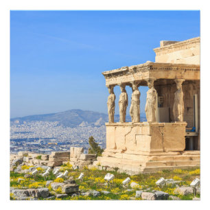 Acropolis Hill Athens Griekenland Fotoprint Kunst Foto Afdruk