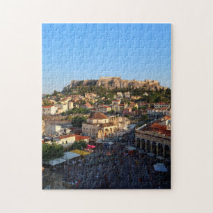 Acropolis in Athene, Griekenland Legpuzzel