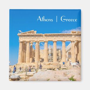 Acropolis in Athene, Griekenland Magneet