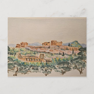 Acropolis of Athens Postcard Briefkaart