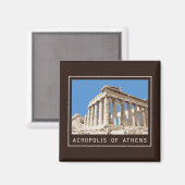 Acropolis van Athene Magneet (Voorkant / Achterkant)