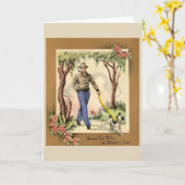  Across the Miles op de Vaderdag Kaart (Gele Bloem)