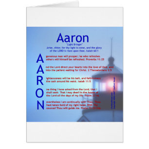 Acrostiche d'Aaron