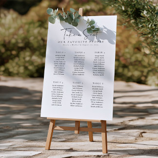 Acryl 6 Tafels Neem Plaats Zitplaatsindeling Bord