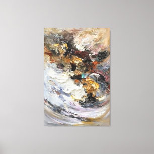 Acryl abstract schilderen canvas afdruk
