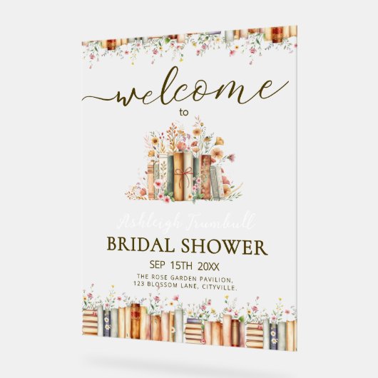 Acryl Bruiloft Shower Welkom -Nieuwsoortige Liefde Acryl Bord (Hoek)