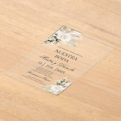 Acryl bruiloft uitnodiging acryl uitnodigingen (Laagn)