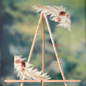 Acryl bruiloft welkom teken, herfst bruiloft welko acryl bord (Neutraal)