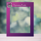 Acryl Display Lijst 8.5x11 Slip Sheet Lijst (Neutraal)