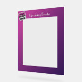 Acryl Display Lijst 8.5x11 Slip Sheet Lijst (Hoek)