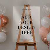 Acryl Event Sign Printing 24x36" Custom Design Acryl Bord