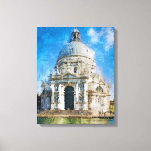 Acryl gebouw canvas afdruk (Voorkant)