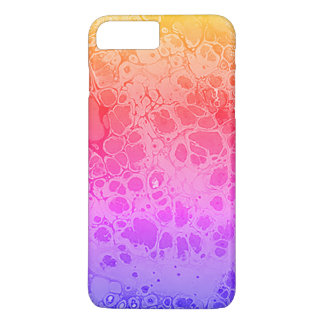 Acryl giet op canvas. iPhone 8 plus / 7 plus hoesje