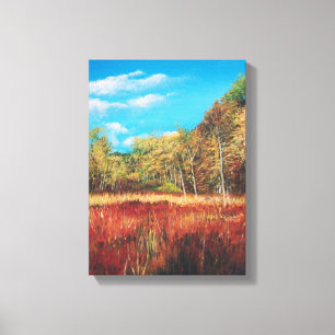 Acryl het Schilderen van de Sleep van de natuur   Canvas Afdruk